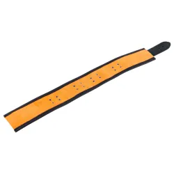 The Red Collier en cuir 3 Anneaux D Orange-Noir